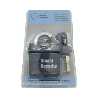 Black Coated Padlocks with Hardened Shackle
