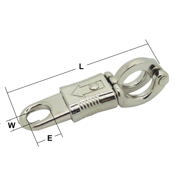103mm Nickel Plated Panic Hook