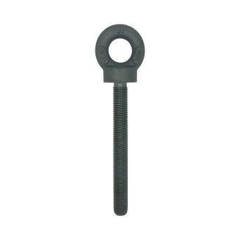 Self Colour Long Shank Collared Eye Bolts, Produced from B.S. 529 Part 1 Forging