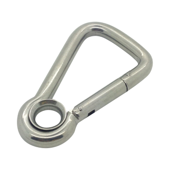 Stainless Steel Asymmetric Carbine Hooks with Eyelet