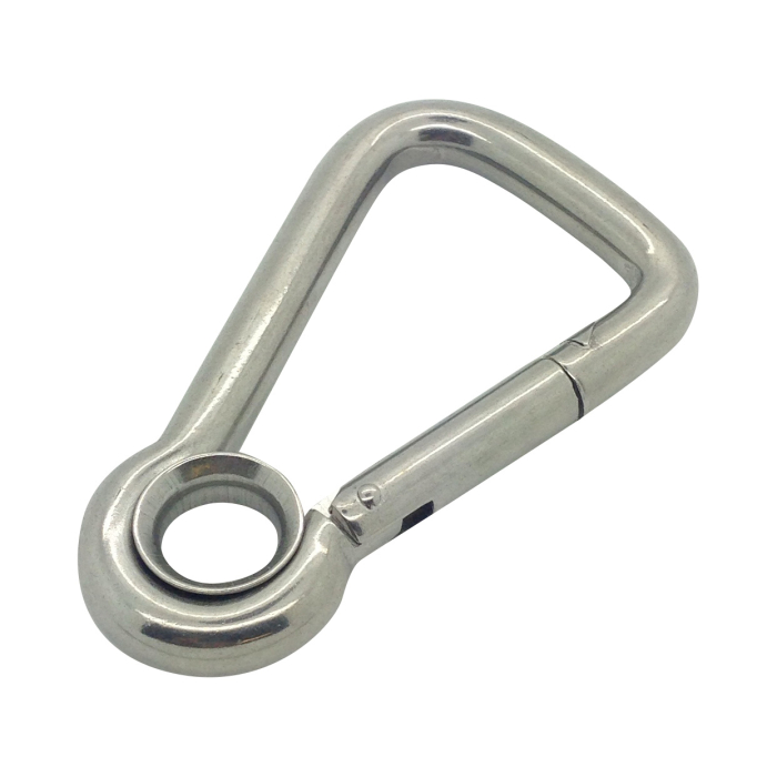 Stainless Steel Asymmetric Carbine Hooks with Eyelet