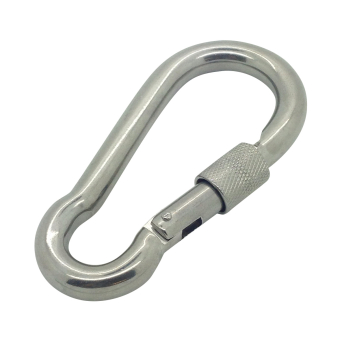 Stainless Steel Carbine Hooks with Screwgate