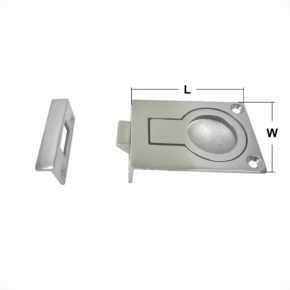 57mm Stainless Steel Flush Lifting Pull & Plate