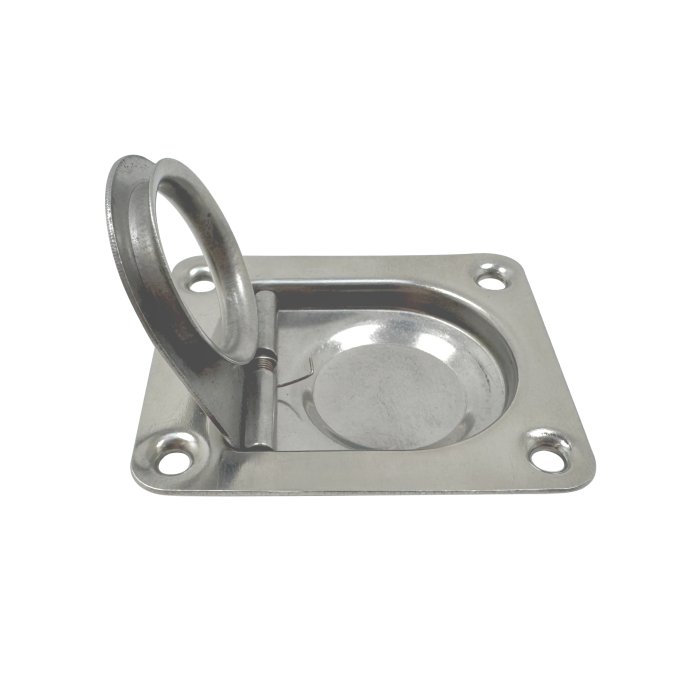 Stainless Steel Flush Lifting Pulls with Spring