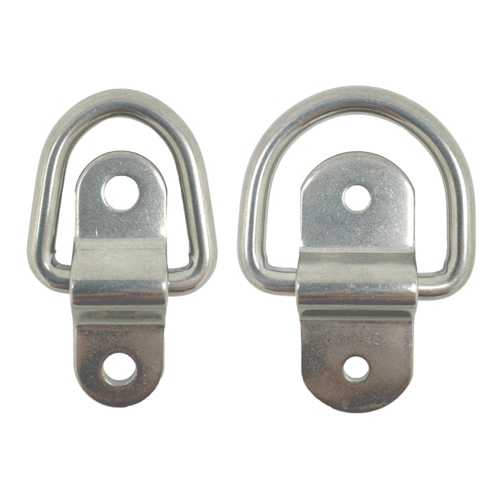 Stainless Steel Lashing Dee Rings & Plates