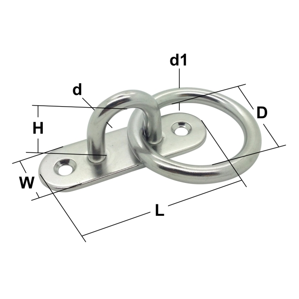 5mm Stainless Steel Pad Ring Plate