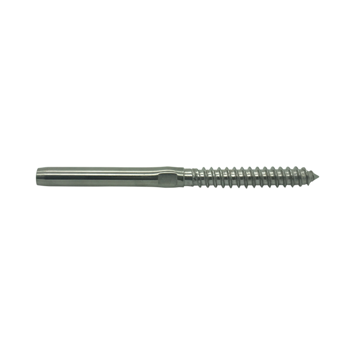 Stainless Steel Swage Stud Terminals with Wood Screw