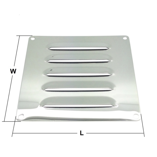 120mm Stainless Steel Vertical Vent