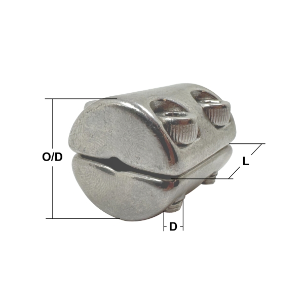 8mm Stainless Steel Wire Rope Stopper – Heavy Duty