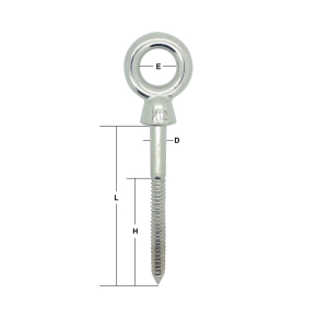 Stainless Steel Woodscrew Eye Bolts