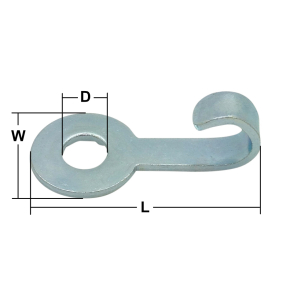 Zinc Plated Chain Tabs (Darlaston Washer)