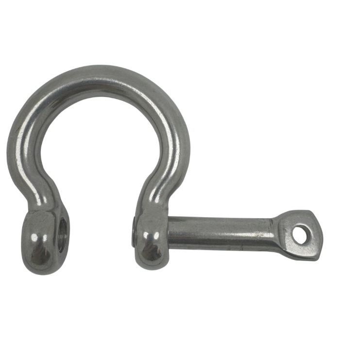 Stainless Steel Captive Pin Bow Shackles
