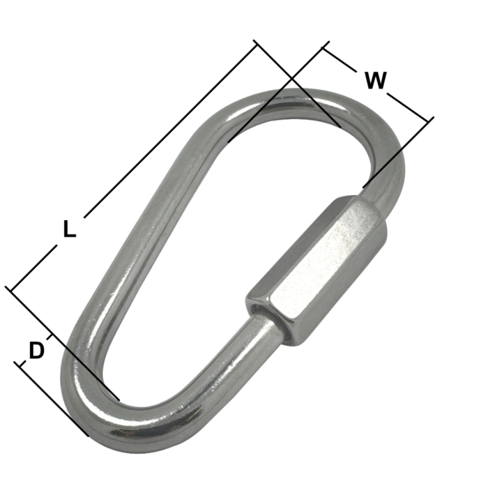 Stainless Steel Pear Quick Links