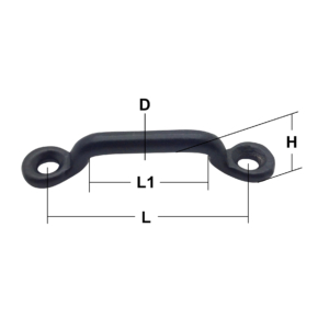 Black Coated Strap Staples