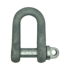 Galvanised British Standard B.S. 3032 Large Dee Shackles