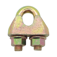 Electro Galvanised Wire Rope Grips to DIN 1142