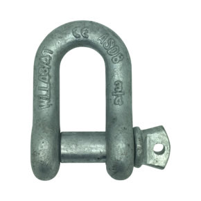 4.75T W.L.L. Galvanised Alloy Steel U.S. Fed Spec. RR-C-271 Screw Pin Dee Shackle