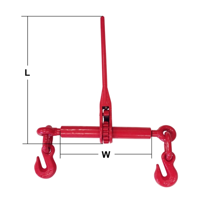 10 – 13mm Red Painted Drop Forged Ratchet Load Binder