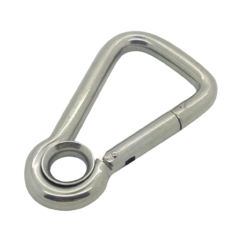 Stainless Steel Asymmetric Carbine Hooks with Eyelet