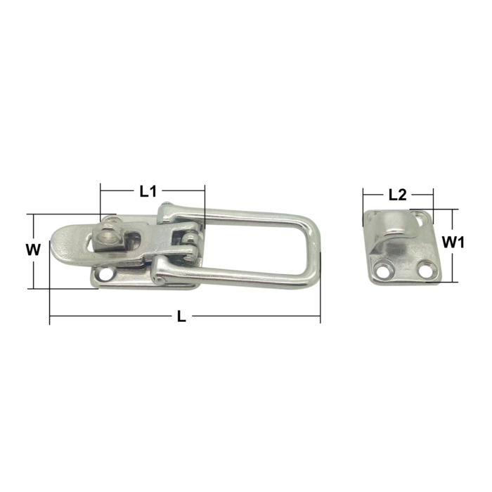 88mm Stainless Steel Bailing Latch