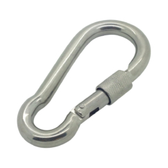 Stainless Steel Carbine Hooks with Screwgate