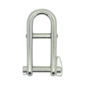 Stainless Steel Double Bar Long Flat Dee Shackles with Locking Pin
