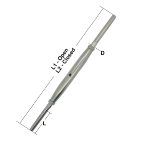 Stainless Steel Rigging Screws – Swage & Swage Terminals