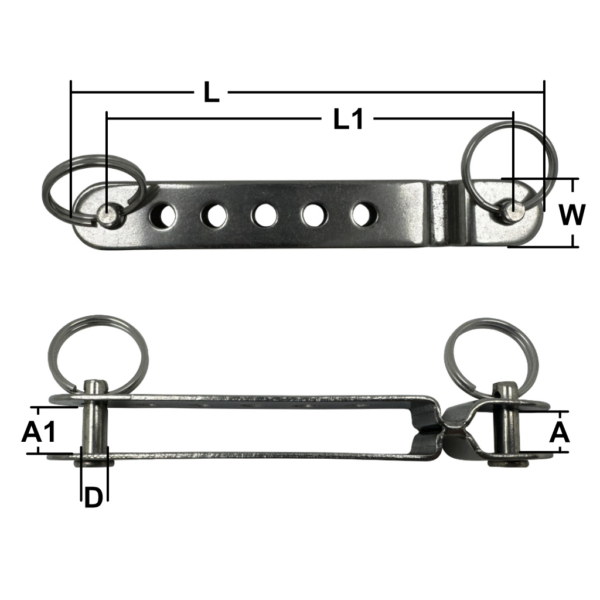 104mm Stainless Steel Stay Adjuster