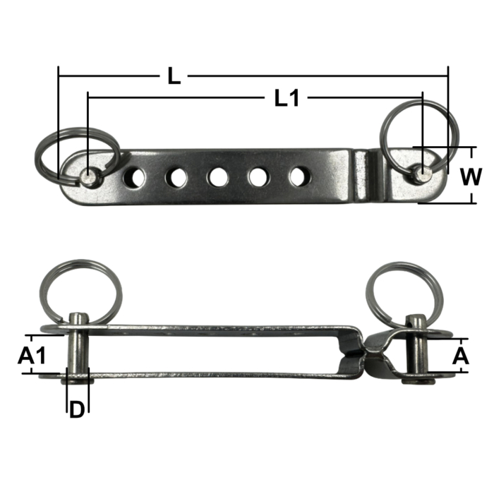104mm Stainless Steel Stay Adjuster