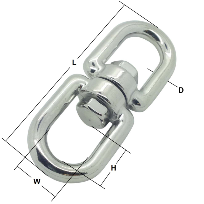 Stainless Steel Swivels – Eye & Eye