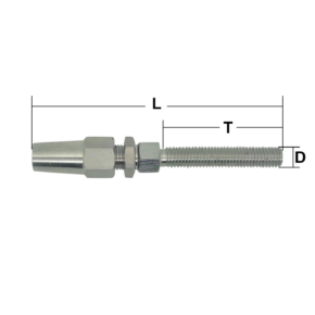 Stainless Steel Swageless Stud Terminals