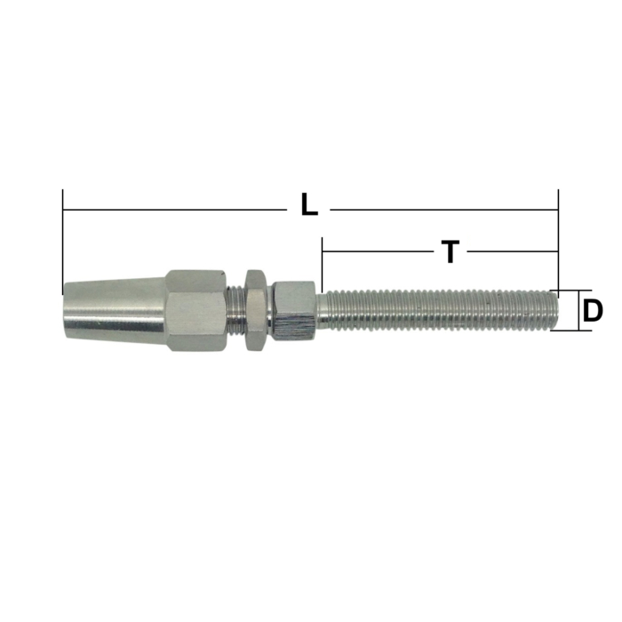 Stainless Steel Swageless Stud Terminals