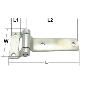 134mm Stainless Steel Tee Hinge