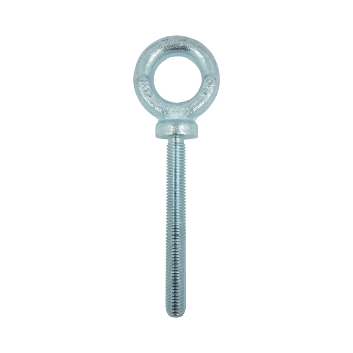 Zinc Plated Long Shank Dynamo Eye Bolts to B.S. 4278 Table 3