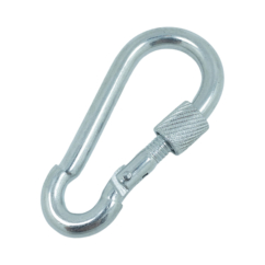 Zinc Plated Carbine Hooks with Screwgate
