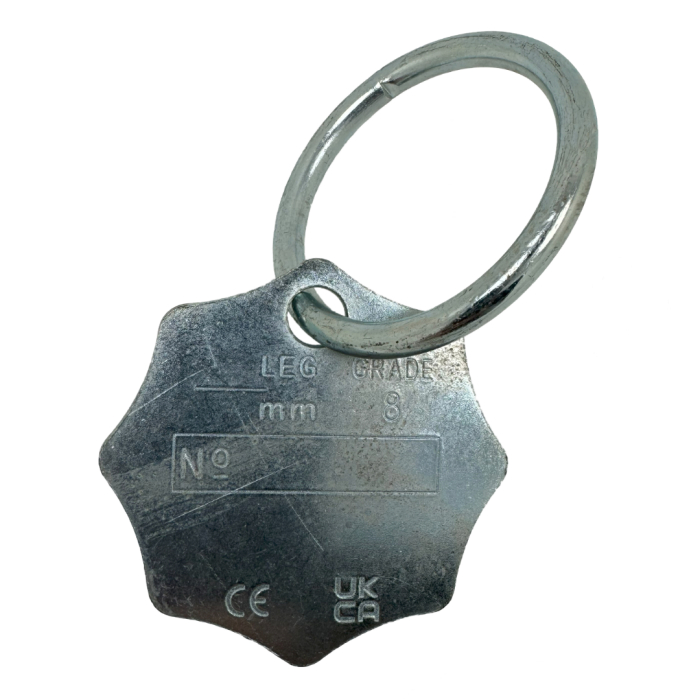 Tag for Grade 80 Chain Sling