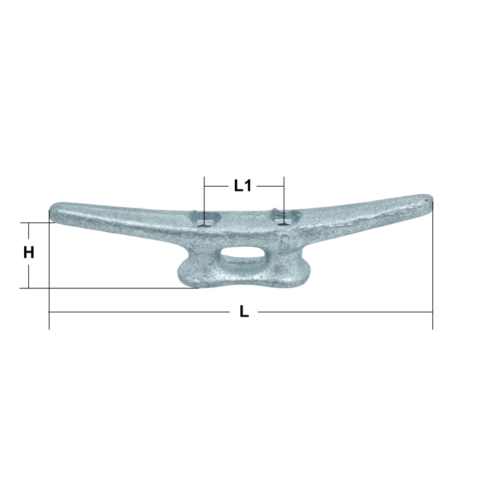 6″ Galvanised Flat Top Cleat