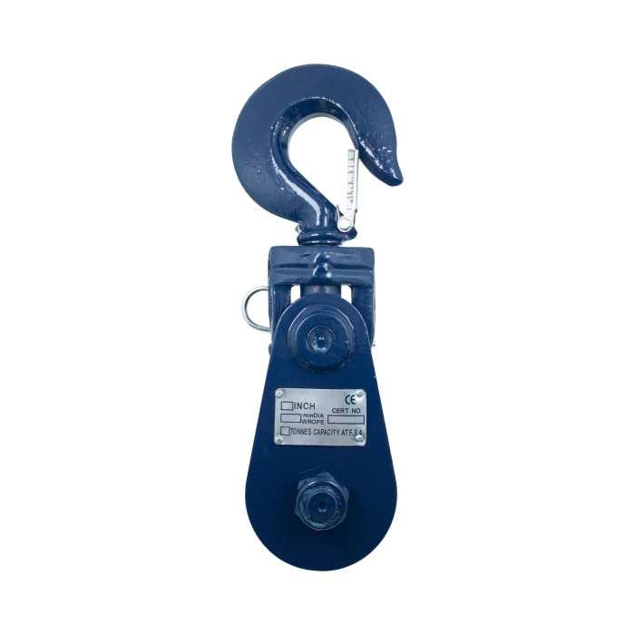 Lightweight Heavy Duty Snatch Blocks with Swivel Hook