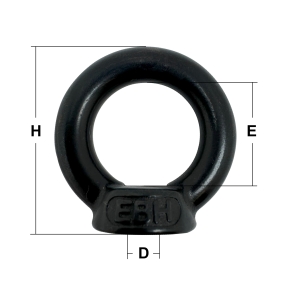 StayBlack Stainless Steel Eye Nuts to DIN 582