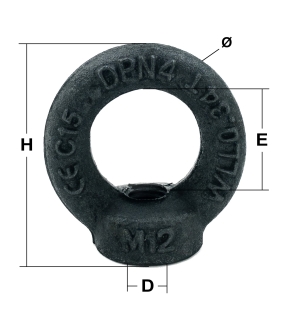 M8 Self Colour Eye Nut to DIN 582