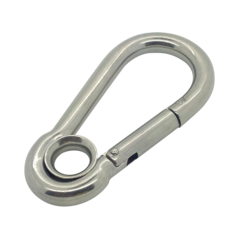 Stainless Steel Carbine Hooks with Eyelet