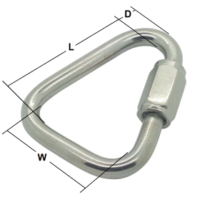 12mm Stainless Steel Delta Quick Link