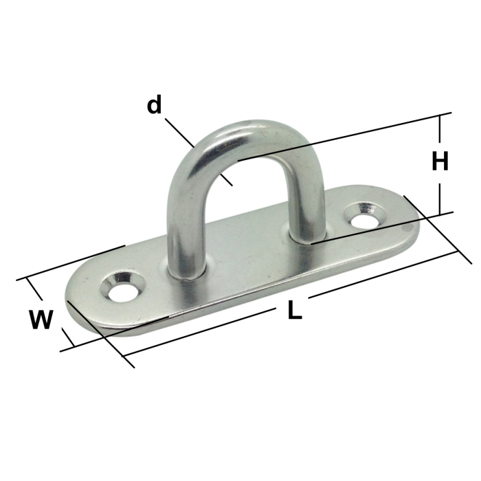 Stainless Steel Pad Eye Plates
