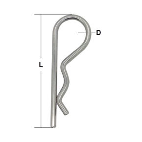 Stainless Steel ‘R’ Clips