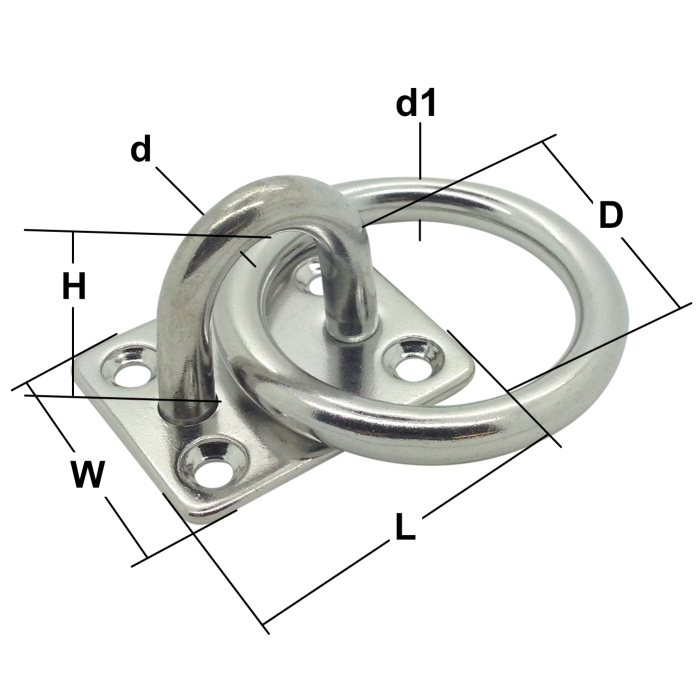 Stainless Steel Square Ring Plates