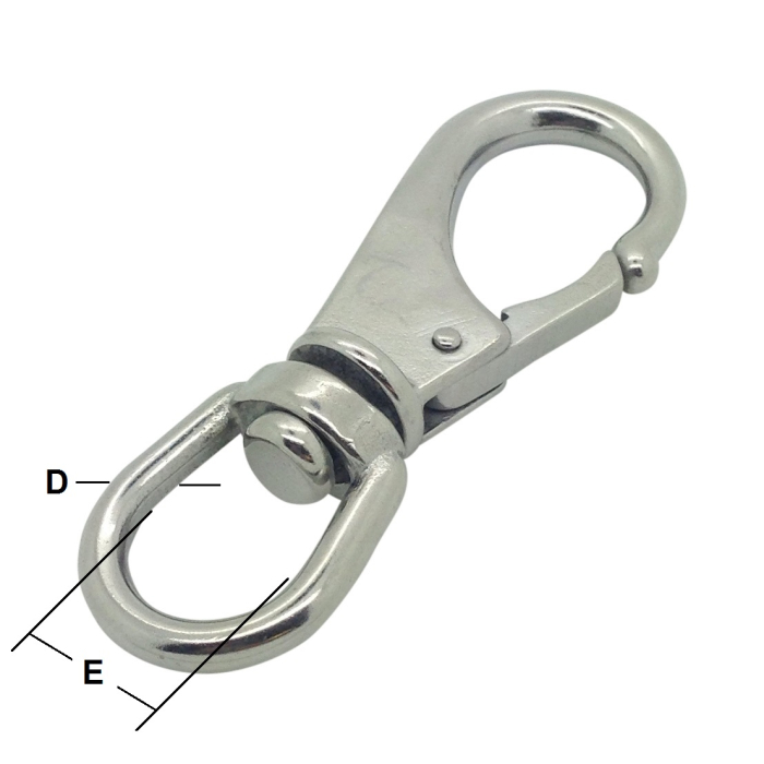 Stainless Steel Swivel Eye Boat Snaps