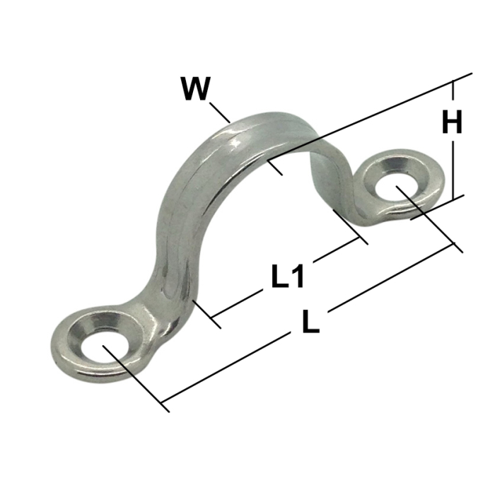 Stainless Steel Sheet Eye Straps
