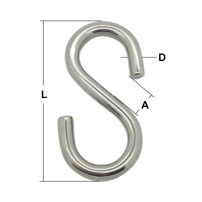 Stainless Steel ‘S’ Hooks