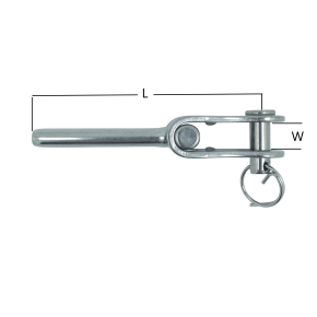 Stainless Steel Swage Toggle Jaw Terminals