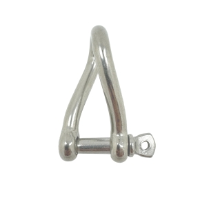 Stainless Steel Twisted Dee Shackles